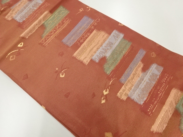 JAPANESE NAGOYA OBI / WOVEN ABSTRACT